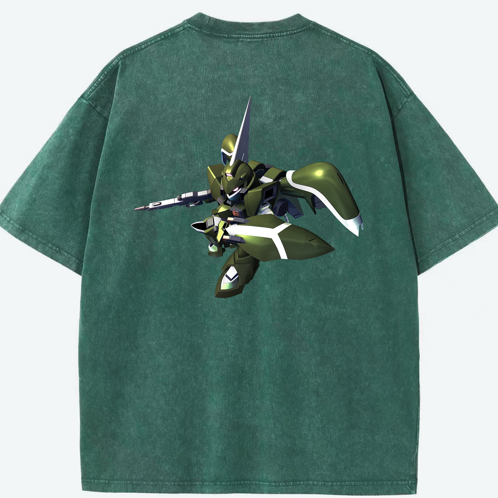 （画像用） 機動戦士ガンダム Mobile Suit Gundam 綿100% ヴィンテージ風 半袖Tシャツ（背面プリント）